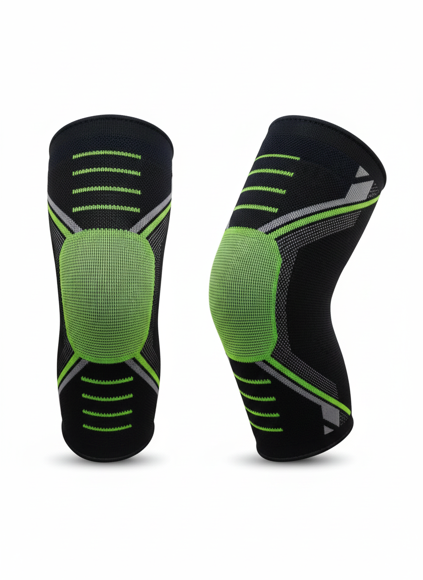 Dr. Trimp Active Knee Cap Support for Men & Women – Premium Compression Knee Brace | Comfortable, Anti-Slip & Anti-Sweat Stretchable Knee Guard for Gym, Sports & Injury Recovery (1 Pair)