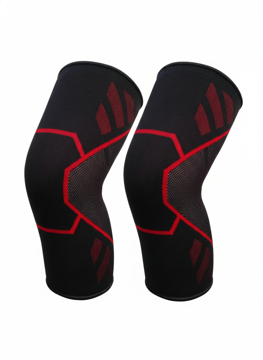 Dr. Trimp Active Knee Cap Support for Men & Women – Premium Compression Knee Brace | Comfortable, Anti-Slip & Anti-Sweat Stretchable Knee Guard for Gym, Sports & Injury Recovery (1 Pair)